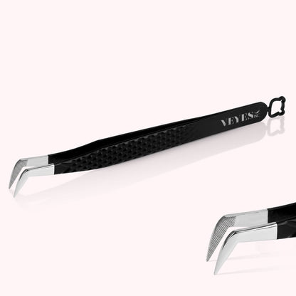 Noir N°7 - Fiber Lash Tweezer Tweezers VEYELASH 