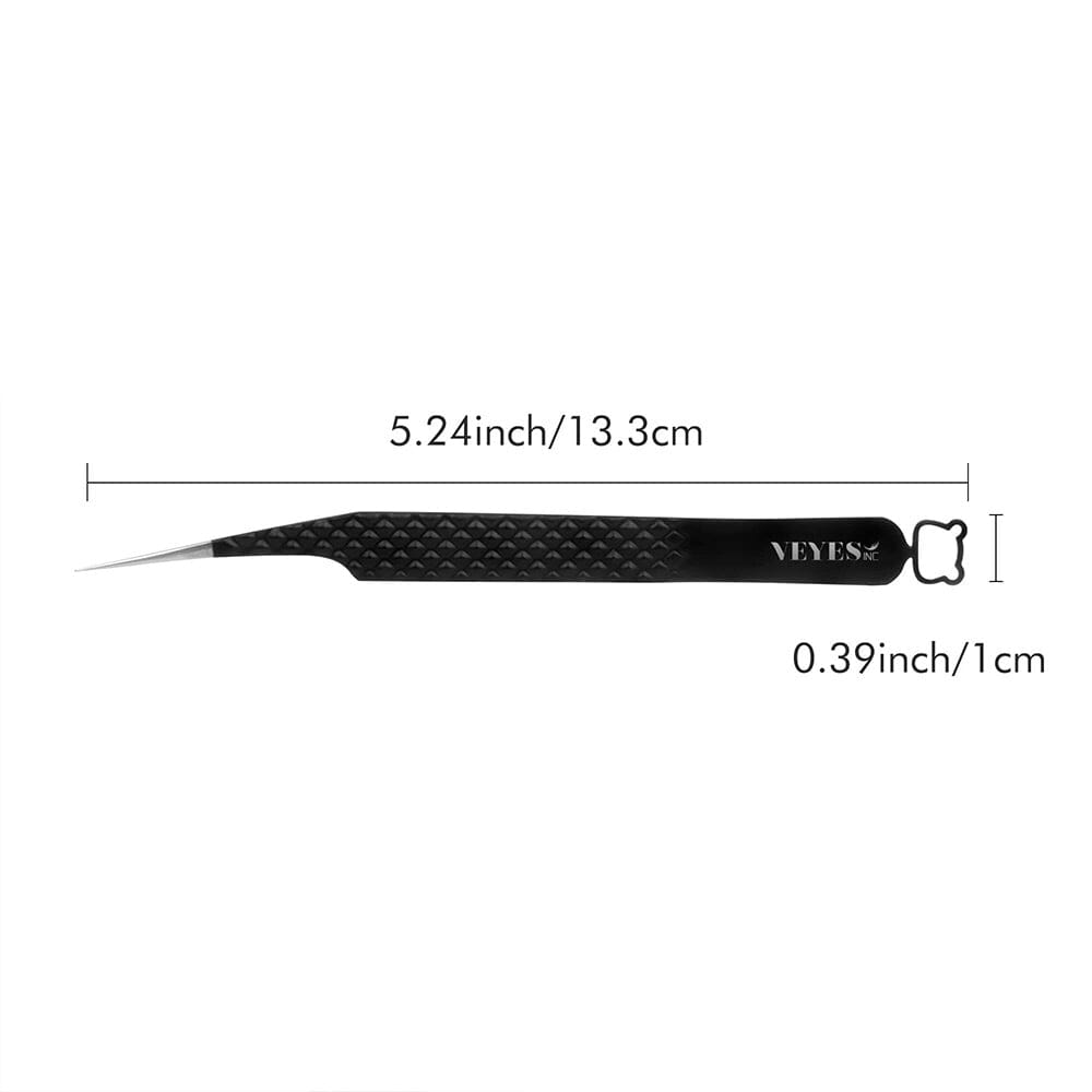 Panda-Charm Classic Straight Fiber Tip Tweezer Tweezers VEYELASH 