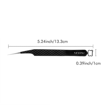 Panda-Charm Classic Straight Fiber Tip Tweezer Tweezers VEYELASH 