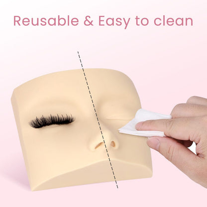 Portable Practice Training Head Practice mannequin VEYELASH® 