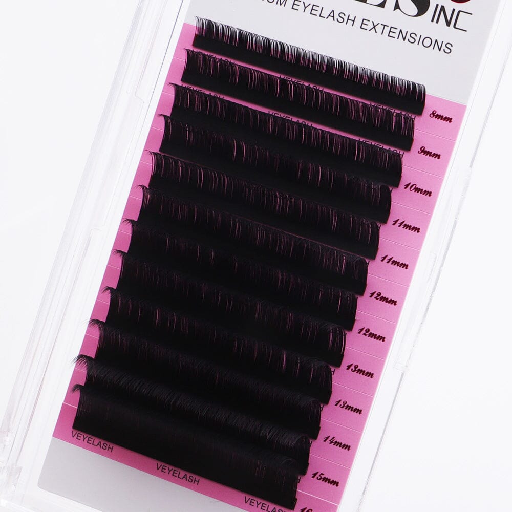 Premium Eyelash Extensions 0.03mm Individual eyelashes VEYELASH C 8-16 mix 