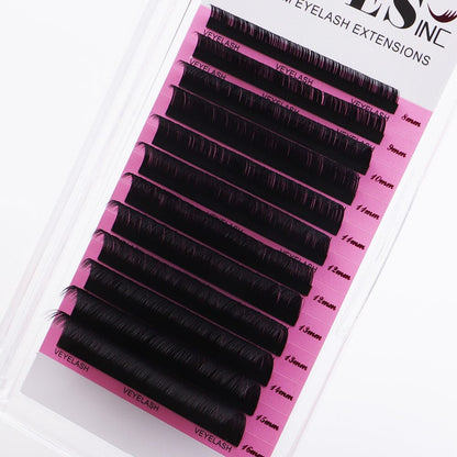 Premium Eyelash Extensions 0.03mm Individual eyelashes VEYELASH CC 8-16 mix 