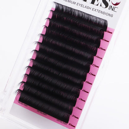 Premium Eyelash Extensions 0.03mm Individual eyelashes VEYELASH D 15-20 mix 