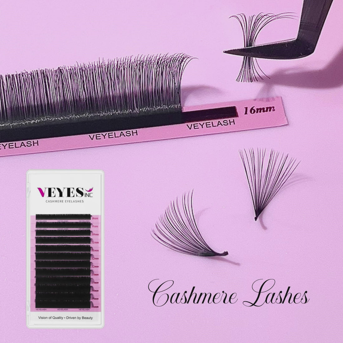 VEYESINC Cashmere Lashes - 0.07MM