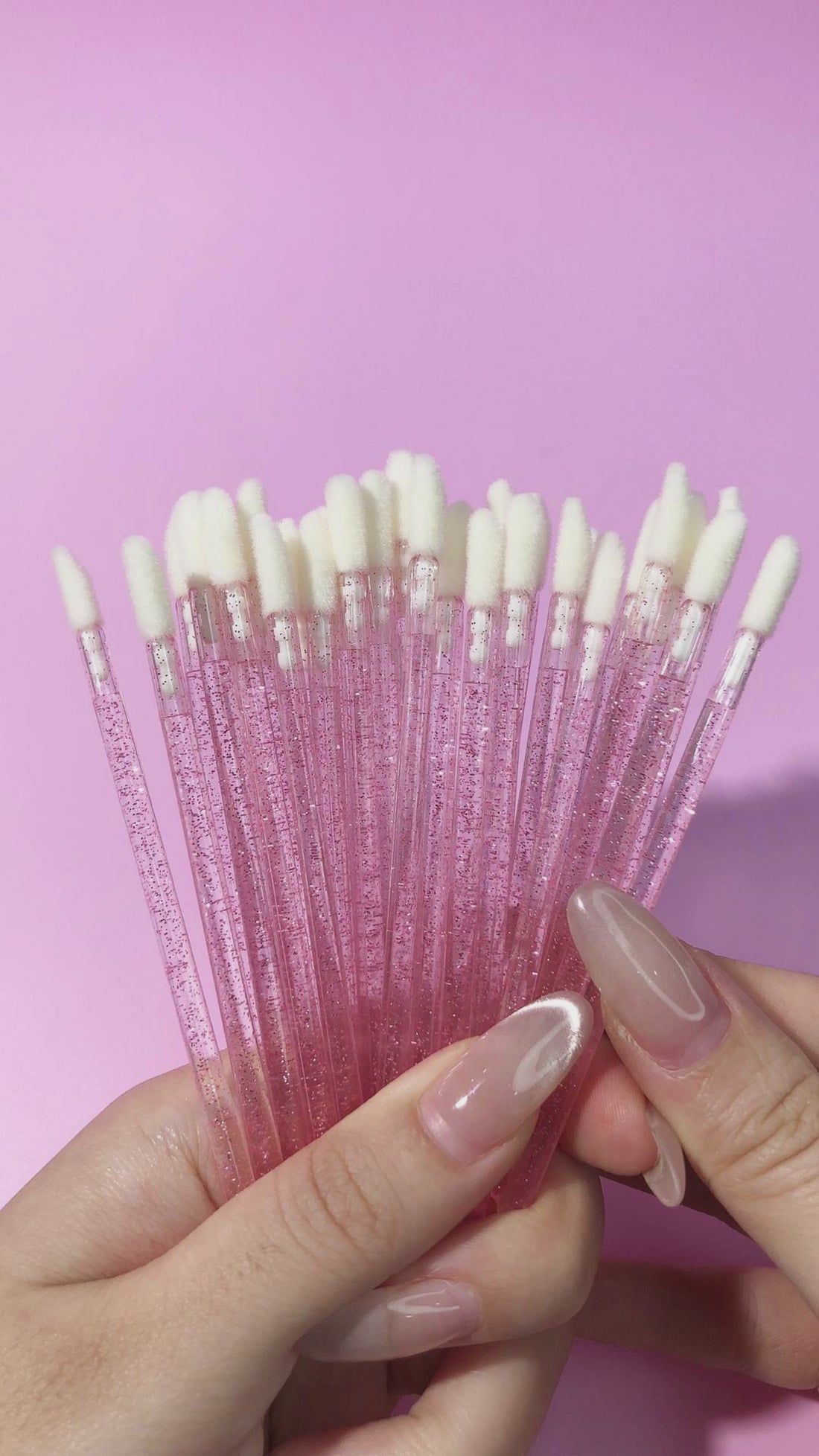 50PCS Glitter Lip Brush