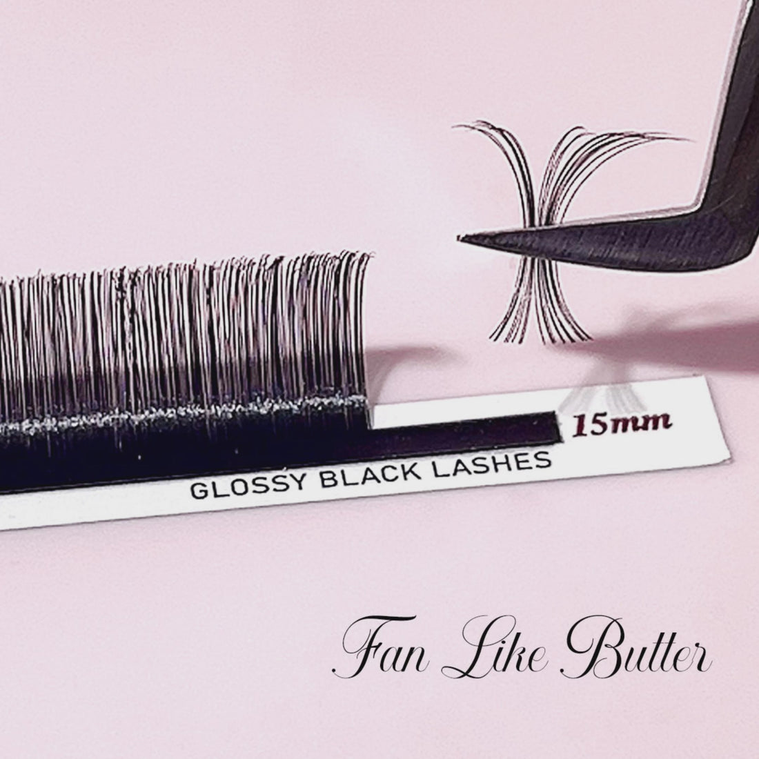 Glossy Black Lashes