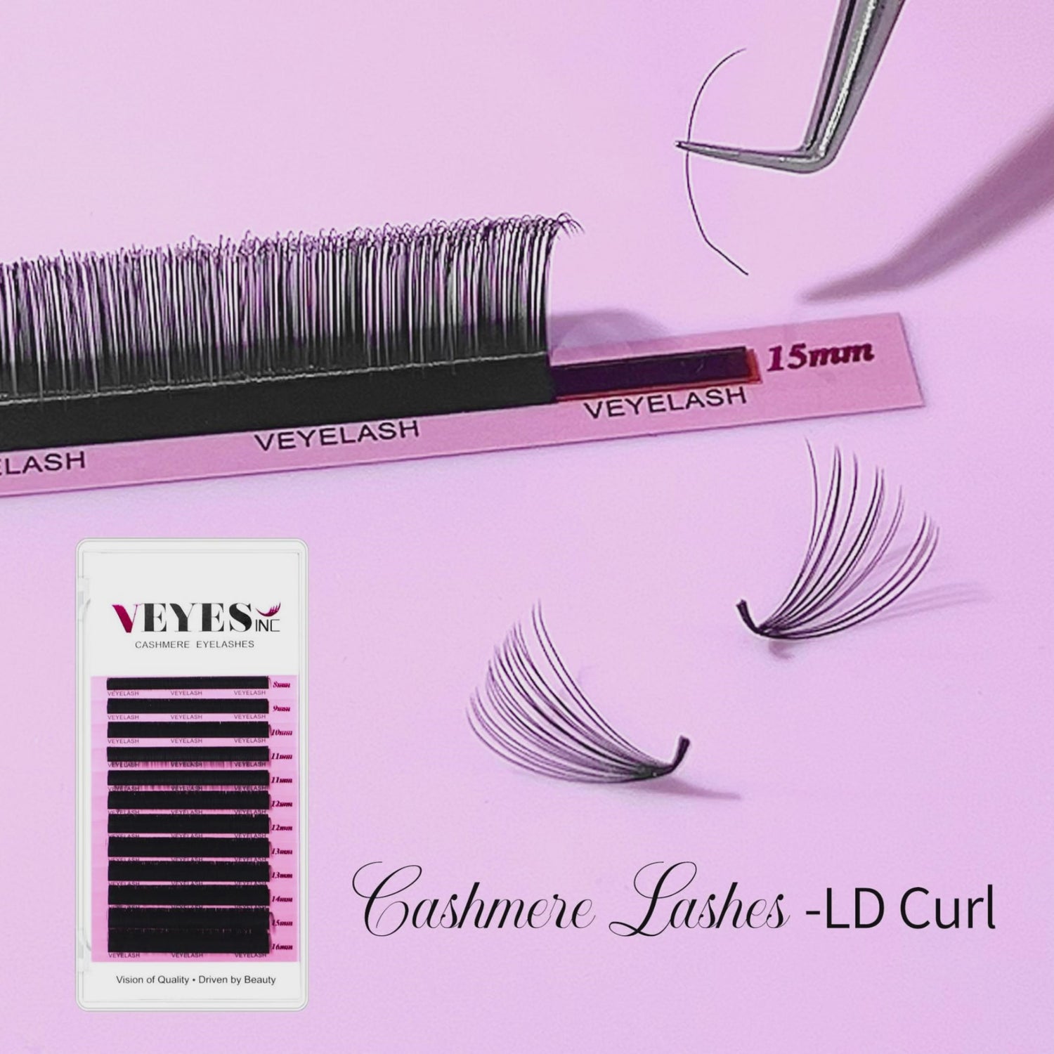 VEYESINC Cashmere Lashes -LD Curl