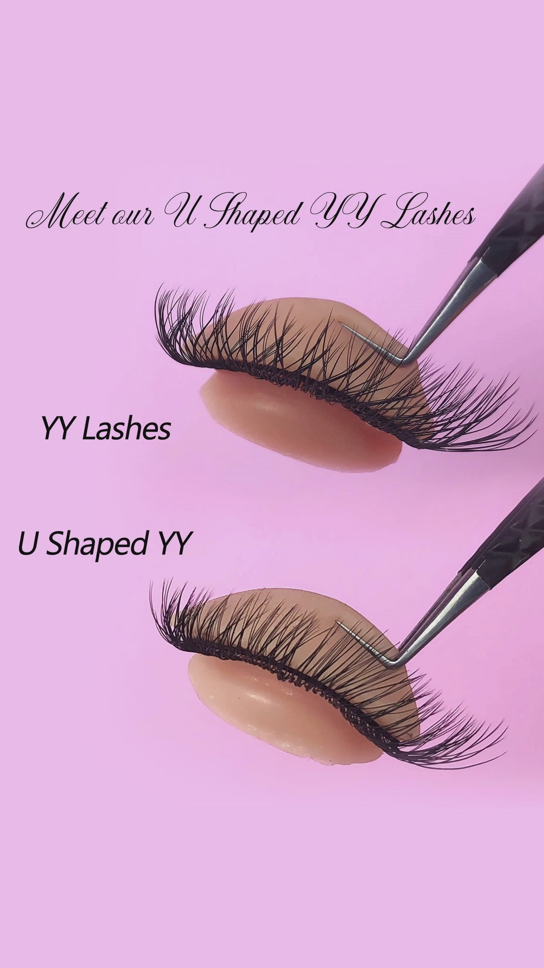 U Shaped YY Lash Extensions