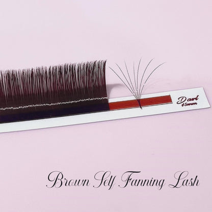 Brown Self Fanning Lash
