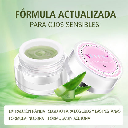 Removedor de crema para pestañas México False Eyelash Remover VEYELASH® 