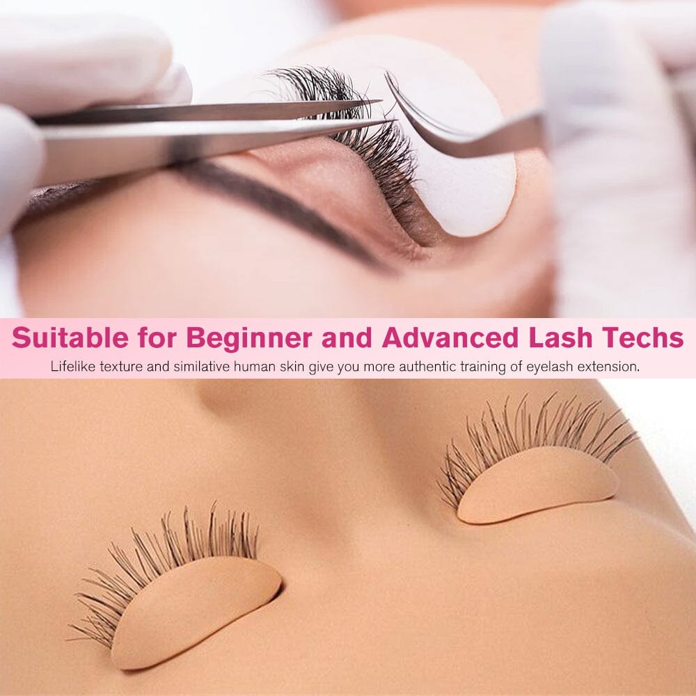 Replacement Eyelids For Mannequin Head Practice mannequin VEYELASH 