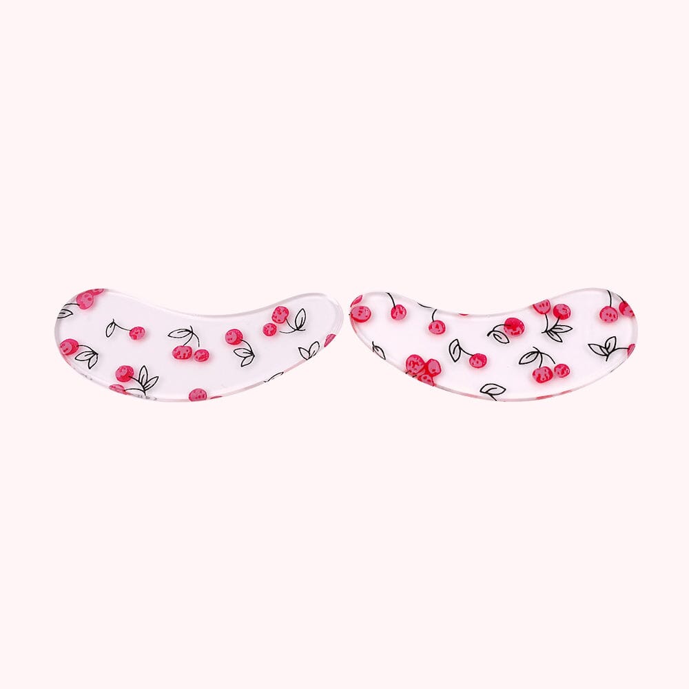 Reusable Silicone Eye Pads 5 Pairs VEYELASH® Cherry Design 