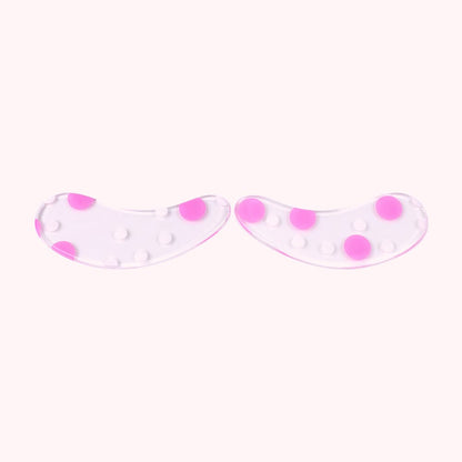 Reusable Silicone Eye Pads 5 Pairs VEYELASH® Polka Dot Design 