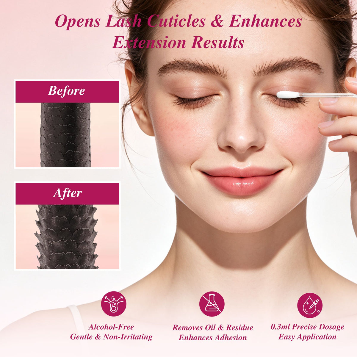 Single-Use Primer Swabs VEYELASH 