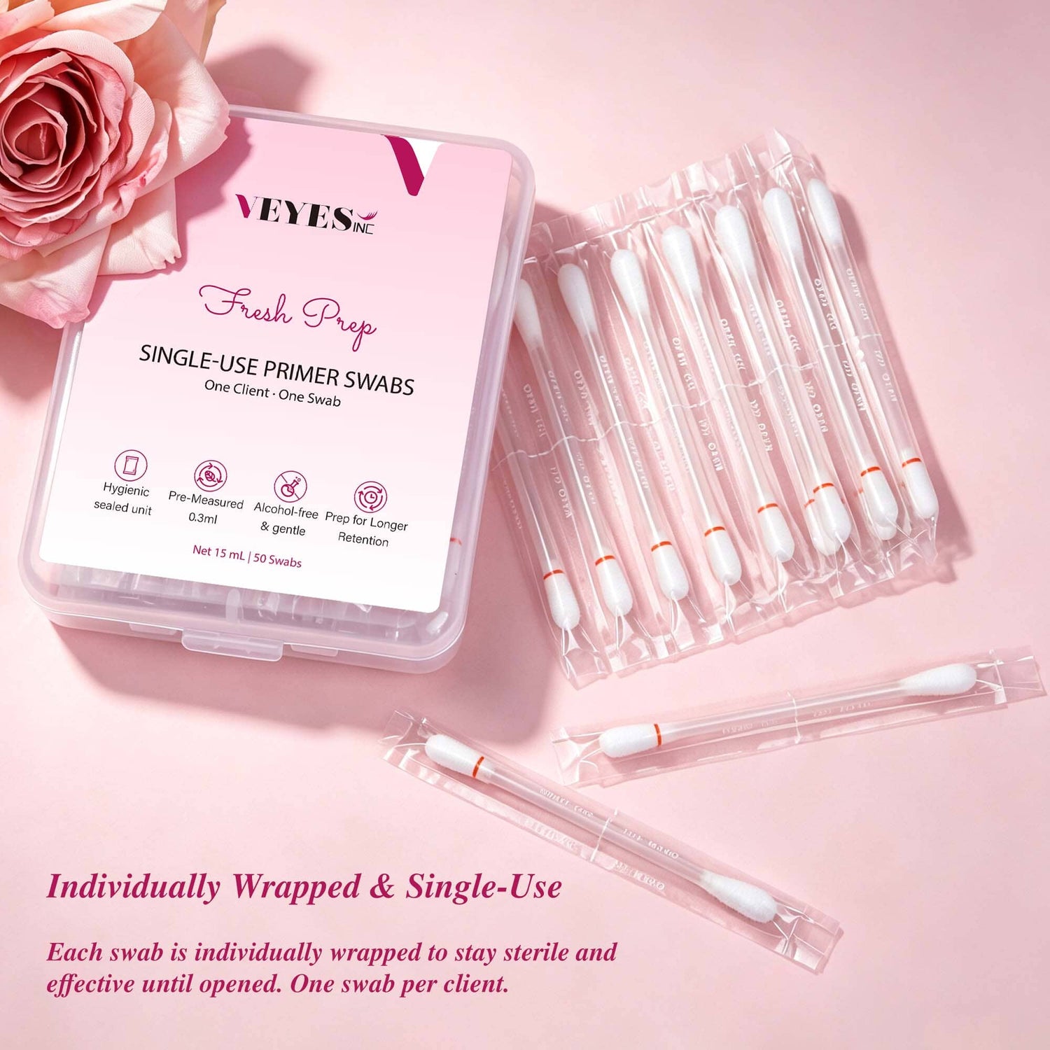 Single-Use Primer Swabs VEYELASH 