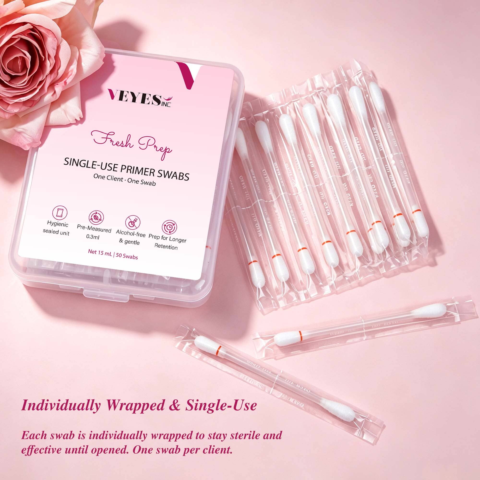 Single-Use Primer Swabs VEYELASH 