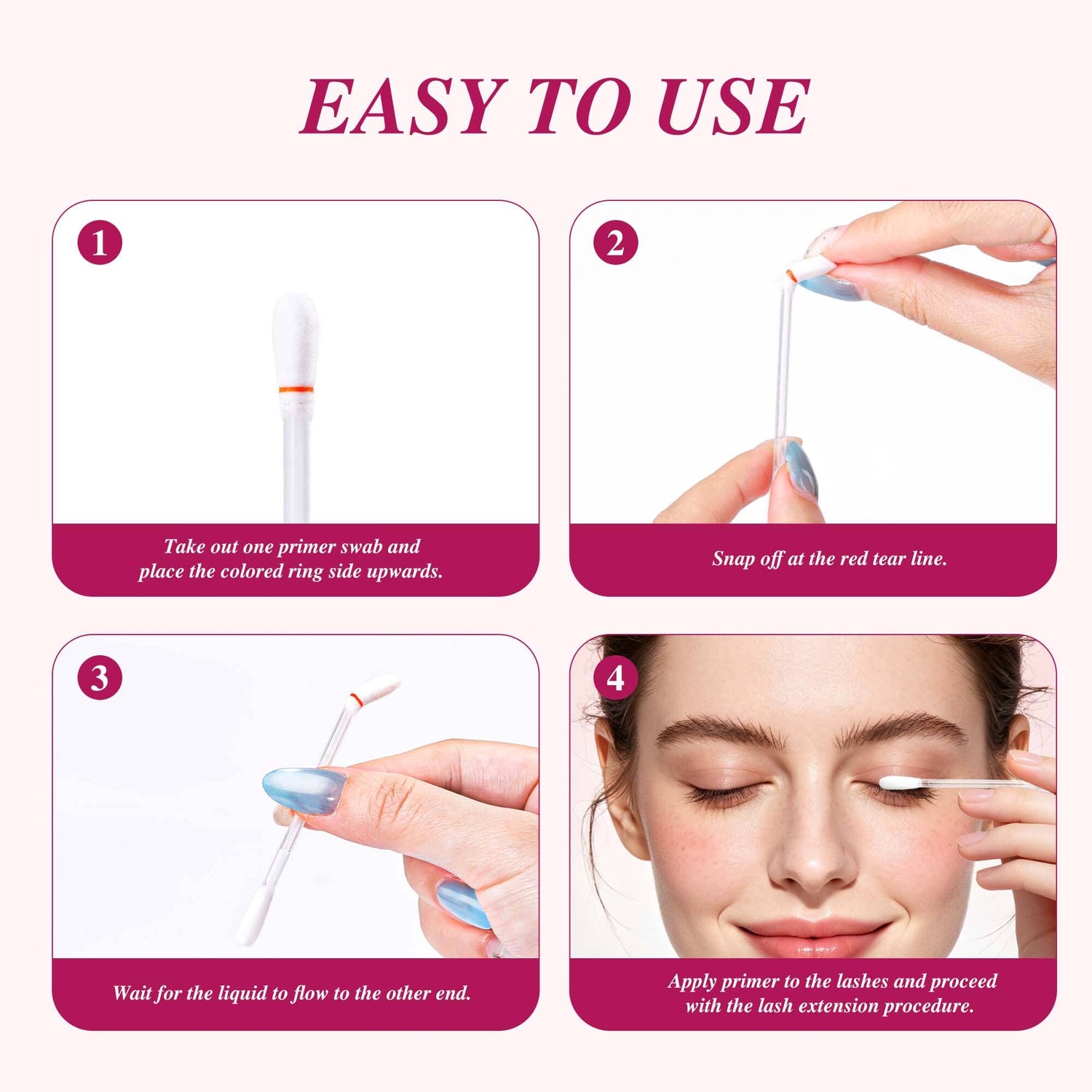Single-Use Primer Swabs VEYELASH 