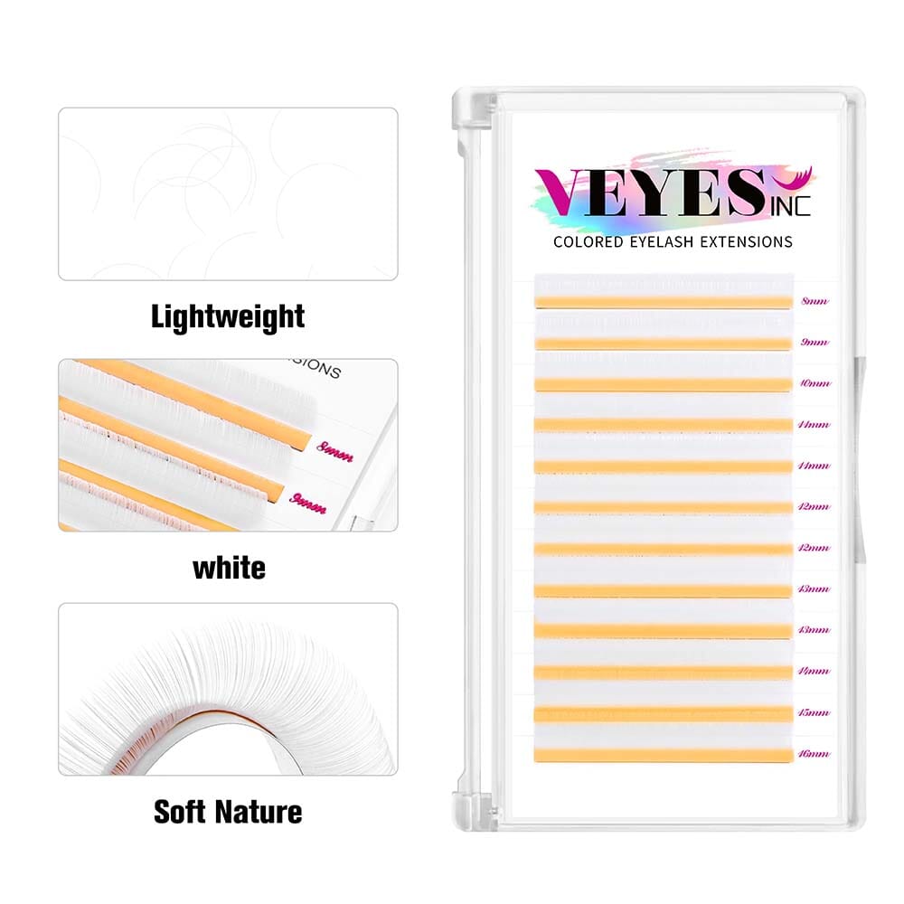 Snow Lash 0.07mm CA95131 Individual eyelashes VEYELASH® 