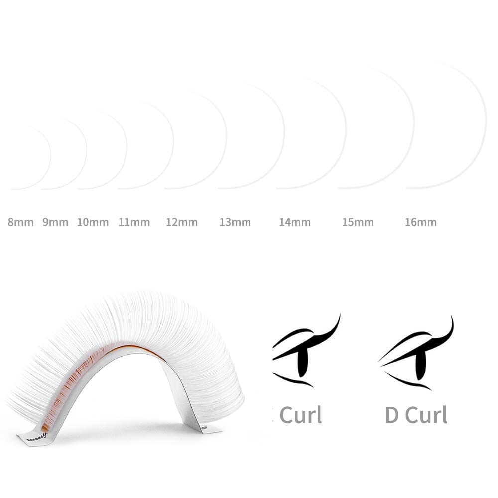 Snow Lash 0.07mm CA95131 Individual eyelashes VEYELASH® 