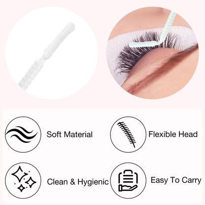 Spiral Disposable Micro Wands 100PCS VEYELASH® 