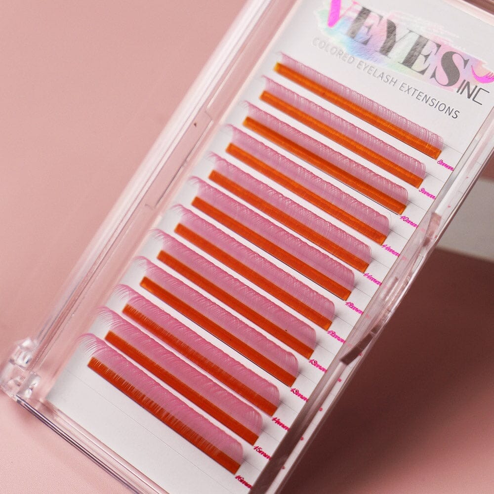 Sweet Pink Lash 0.07mm CA95131 Individual eyelashes VEYELASH® Pink C 8-16 MIX