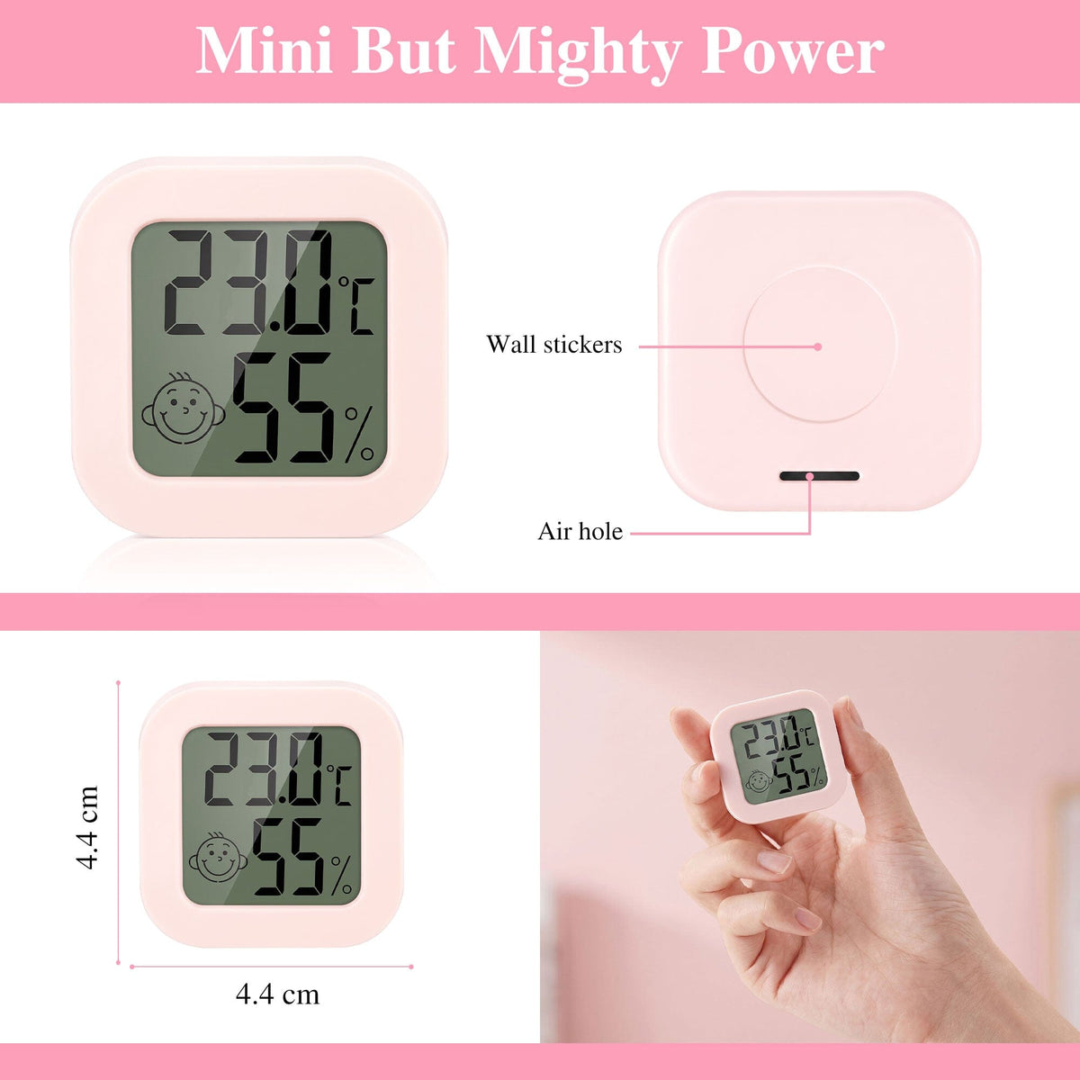 Temperature and Humidity Monitor VEYELASH 