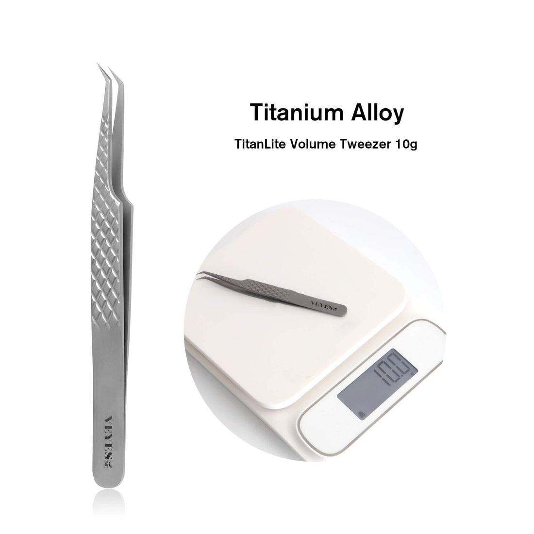 Titanium Alloy - TitanLite Volume Tweezer Tweezers VEYELASH 