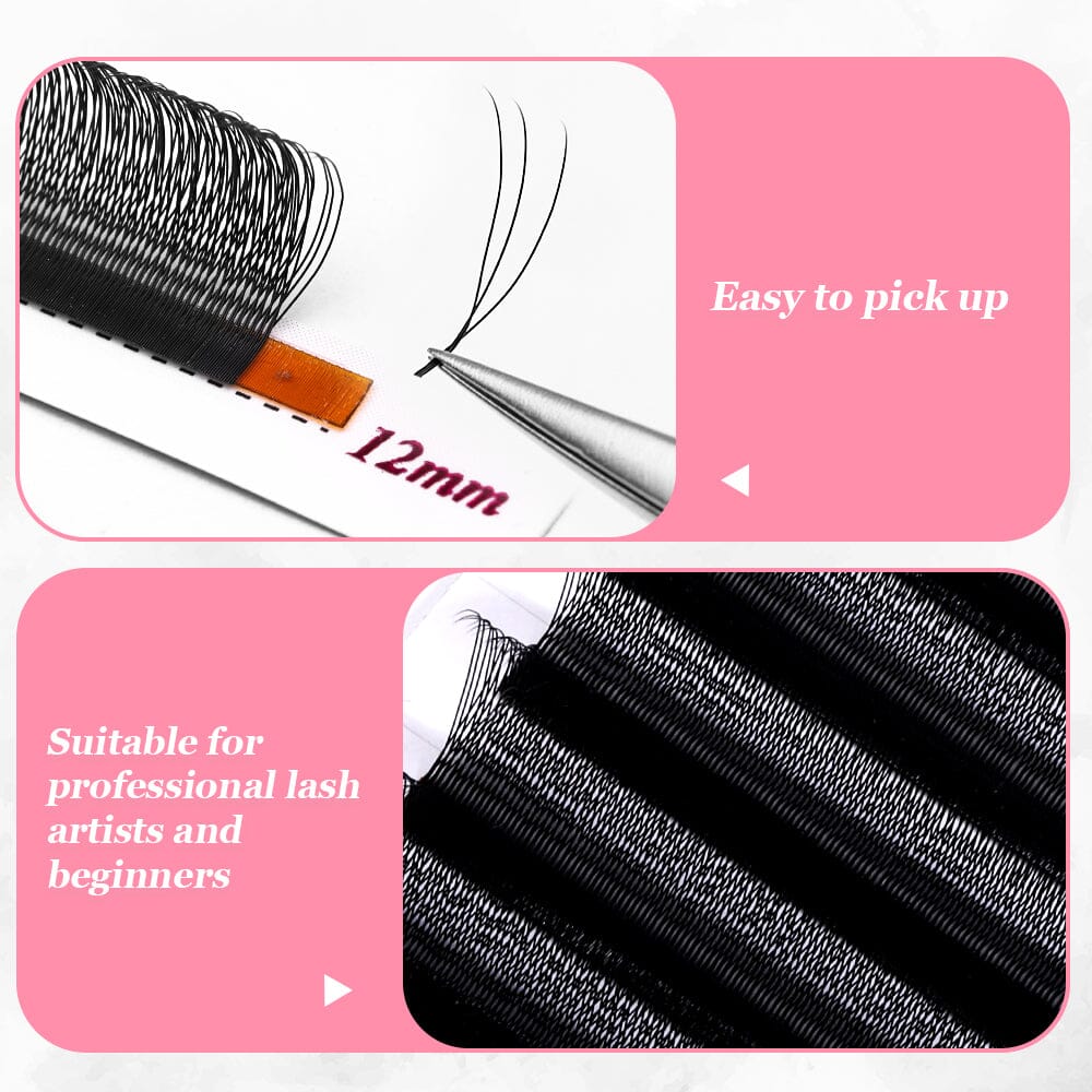 U Shaped 3D Lash Extensions Individual eyelashes VEYELASH 