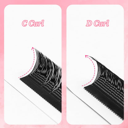 U Shaped YY Lash Extensions Individual eyelashes VEYELASH 