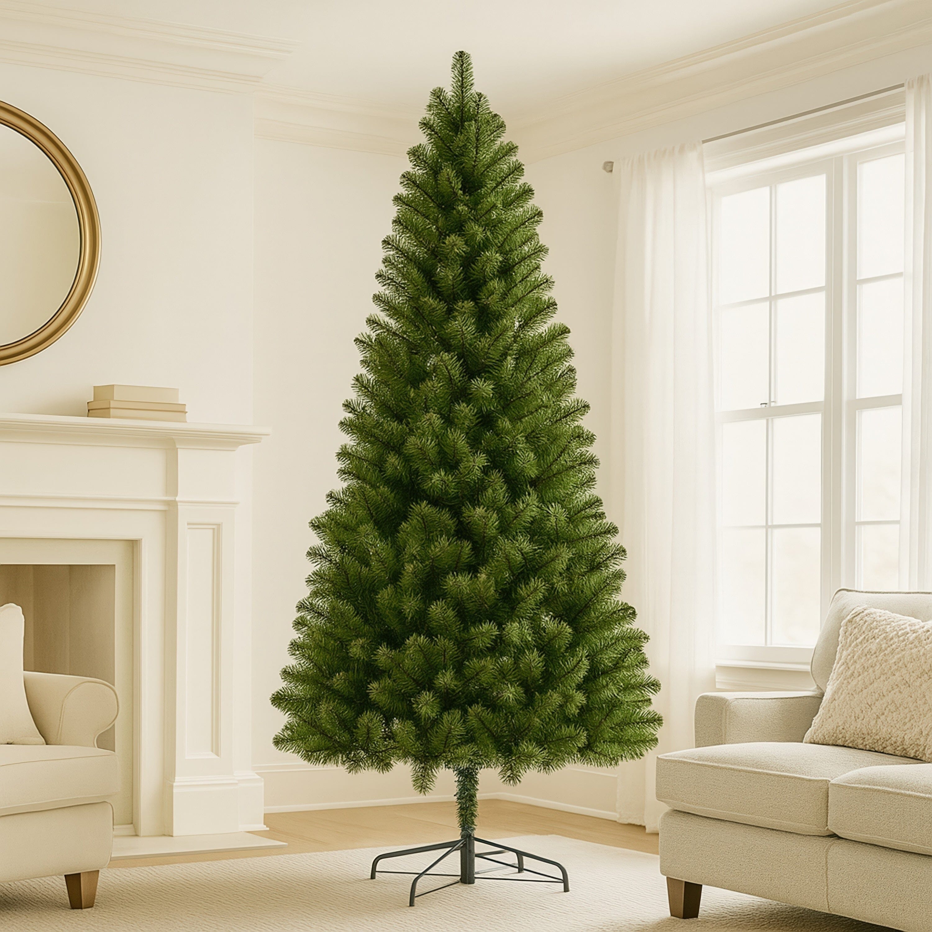 Unlit Artificial Christmas Tree with 775 Tips Lab Information Network Co., Limited Default 