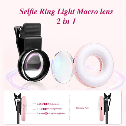 Upgraded Macro Ring Light VEYELASH 