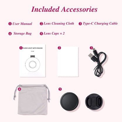 Upgraded Macro Ring Light VEYELASH 