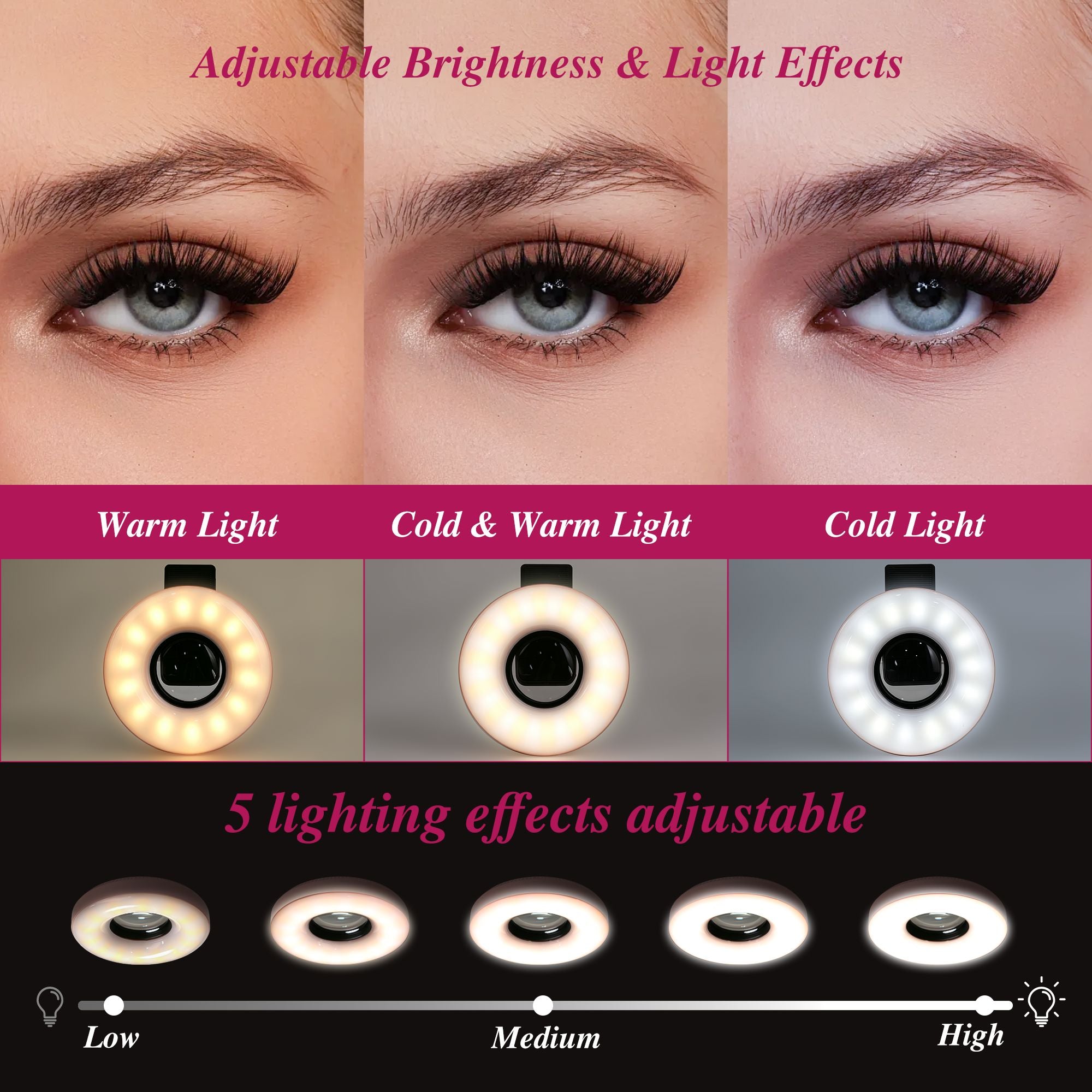 Upgraded Macro Ring Light VEYELASH 