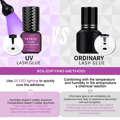UV Lash Glue Clear 5ml VEYELASH® 