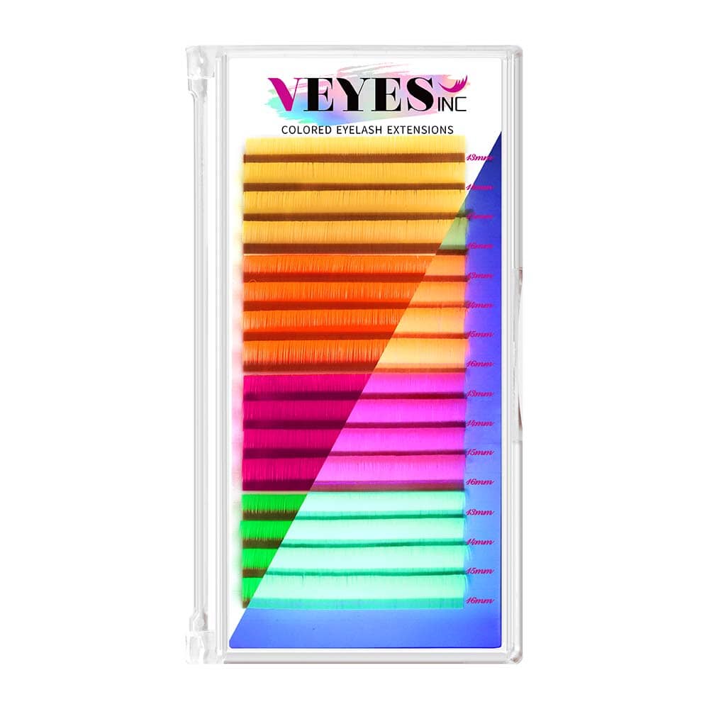 UV Neon Colored Lash Individual eyelashes VEYELASH® 