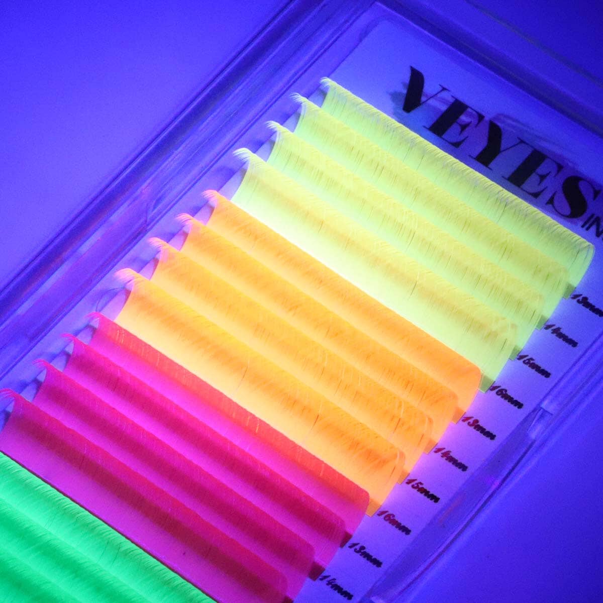 UV Neon Colored Lash Individual eyelashes VEYELASH® 