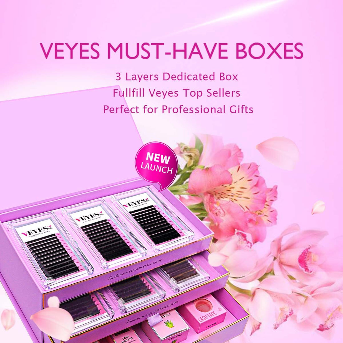 Veyes MUST-HAVE Boxes False Eyelashes VEYELASH® 