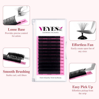 VEYESINC Cashmere Lashes - 0.03MM Individual eyelashes VEYELASH® 