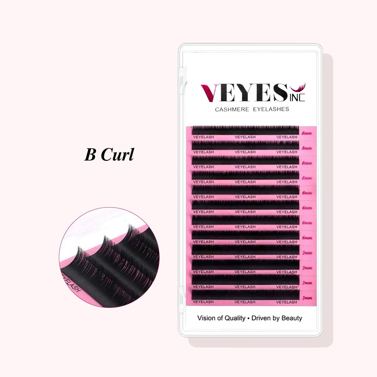 VEYESINC Cashmere Lashes - 5-7mm Bottom Lash Individual eyelashes VEYELASH® 