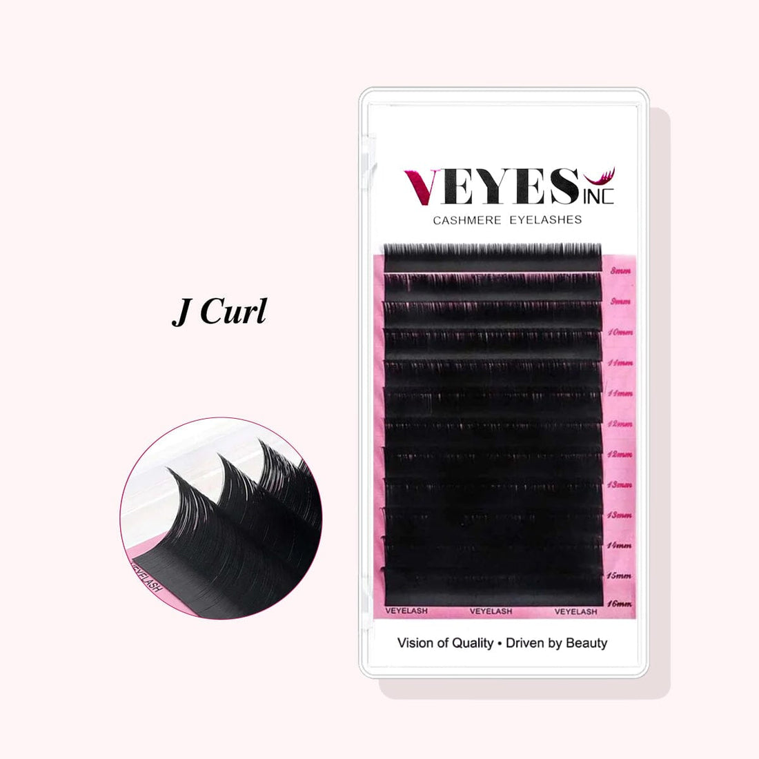 VEYESINC Cashmere Lashes - J &amp; B Curl Individual eyelashes VEYELASH® 