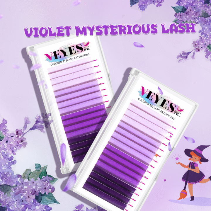 Violet Mysterious Lash CA95131 Individual eyelashes VEYELASH® 