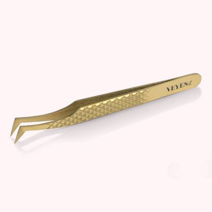 Volume Eyelash Tweezer Tweezers VEYELASH GOLDEN 