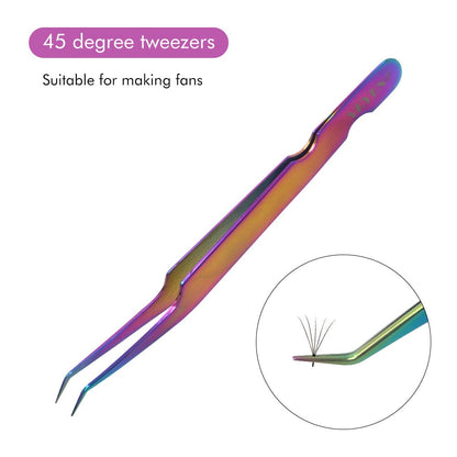 Volume Lash Tweezer 45 Degree Tweezers VEYELASH 