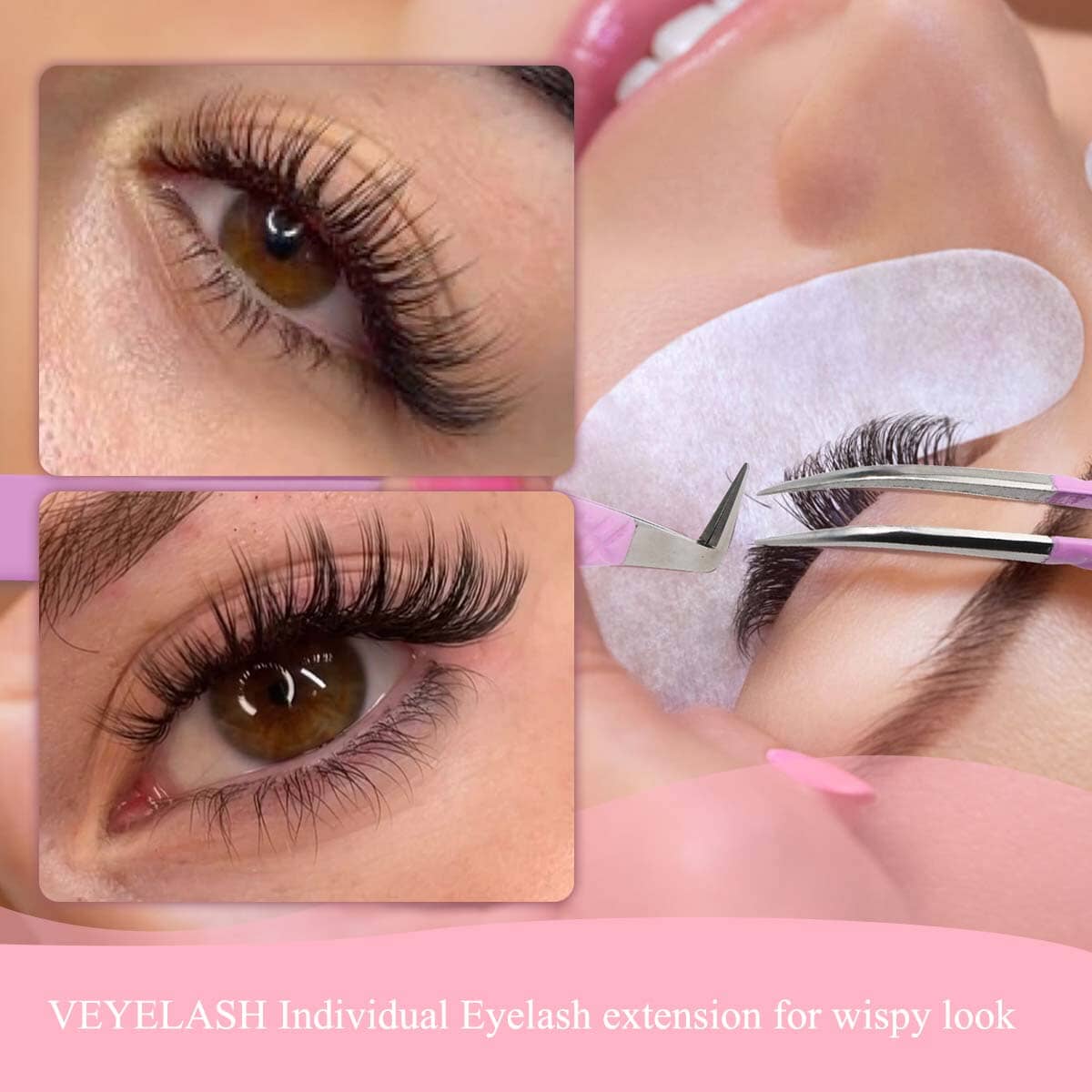 Wispy Eyelash Extensions Individual eyelashes VEYELASH 