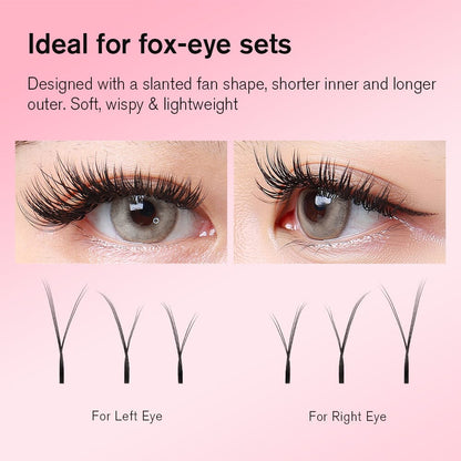 Wispy Wing YY Lashes Individual eyelashes VEYELASH 