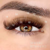 0.05mm Latte Brown Eyelash Extensions CA 95131 Individual eyelashes VEYELASH® 