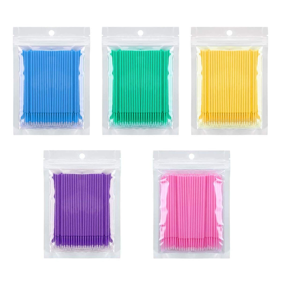 100PC Disposable Micro Wands CA95131 假睫毛配件 VEYELASH® BLUE 