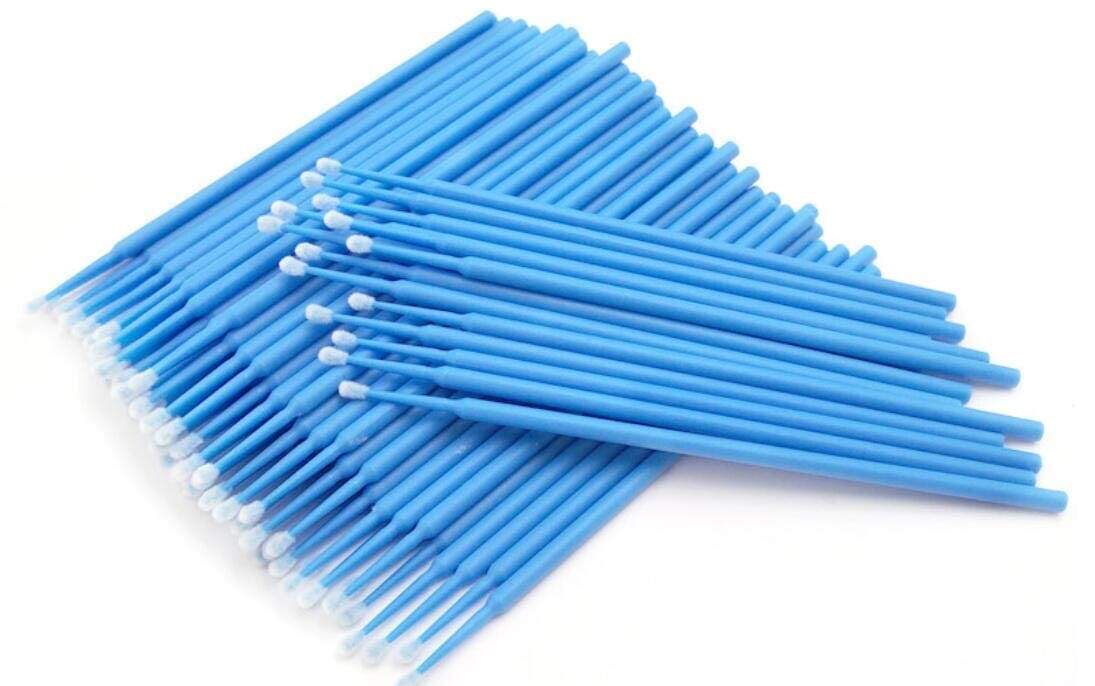 100PC Disposable Micro Wands CA95131 假睫毛配件 VEYELASH® BLUE 