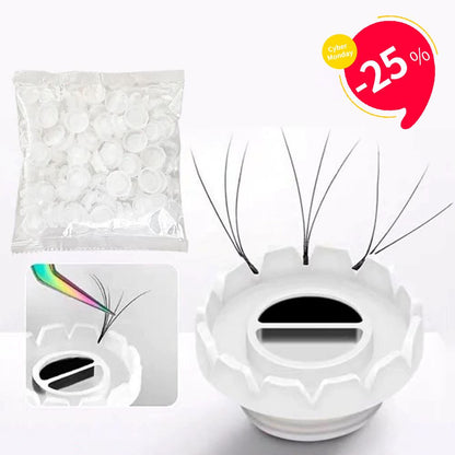 100PC Sunflower Fanning Cup Eyelash brushes VEYELASH 