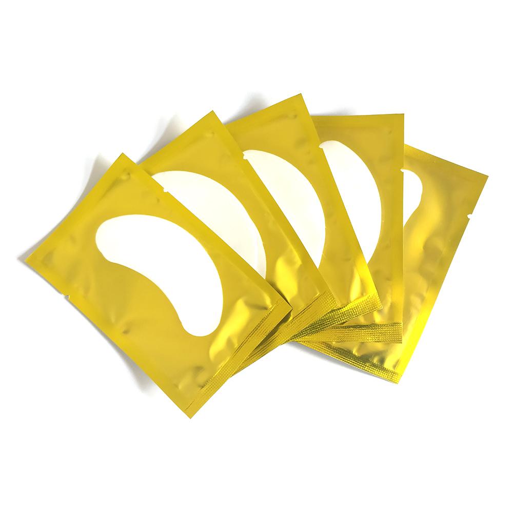 20/50Pairs Under Eye Gel Pads Eyepatch Veyelashfactory 50PCS Gold 